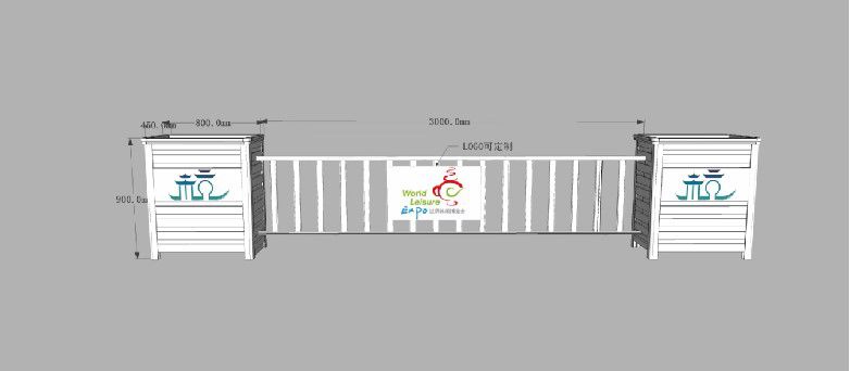 CORNER FLOWER BOX